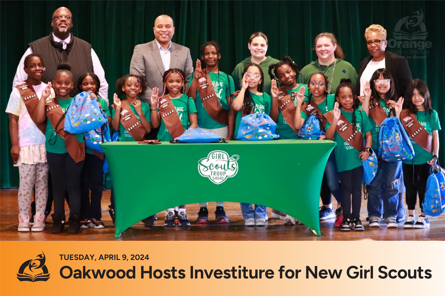 Girl Scouts are great role models in their communities. 