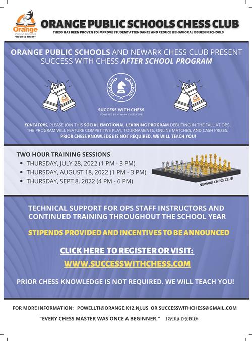 Orange Public Schools Chess Club
