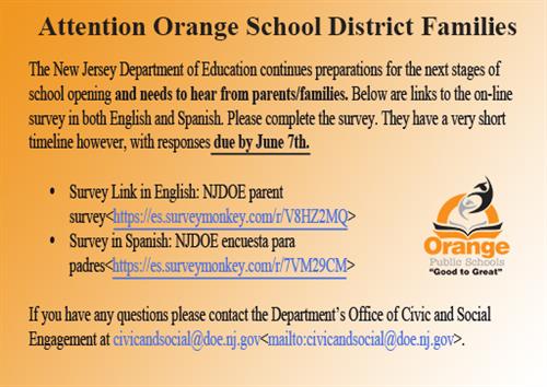 NJDOE Survey Request 