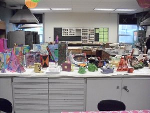 3-d artwork display