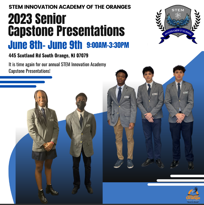 2023 Senior Capstone Presentations - June 8th & 9th 9:00AM- 3:30PM