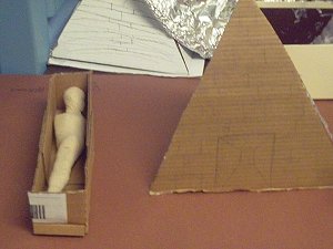 Mummy and Pyramid
